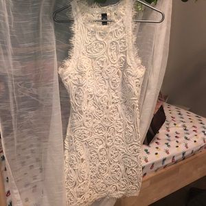 Unique flattering mini dress